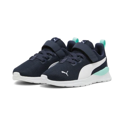 Abbildung von Puma Anzarun LITE AC+ Unisex Laufschuh Neutral für Kinder, Größe: 35, Club navy/white/mint Schuhe