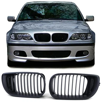 Abbildung von Kühlergrill Performance Matt passend für BMW 3er E46 Limousine Touring 01 05