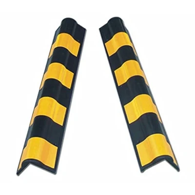 Abbildung von PARKING FACIL Eckenschutz aus Gummi Für Parkplätze und Lagerhallen Farbe: Schwarz Gelb Abmessungen: 80x10x10 cm Dicke: 8 mm Befestigungsschrauben im Lieferumfang enthalten 2 Stücke