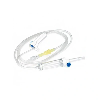 Abbildung von 25x Infusionsgerät LL Infusionsbesteck Infusionssystem Schwerkraft, steril, 150cm Carmesin® Bundle