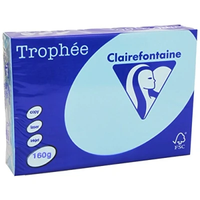 Abbildung von Clairefontaine Kopierpapier Trophee A4 160g/qm VE=250 Blatt blau