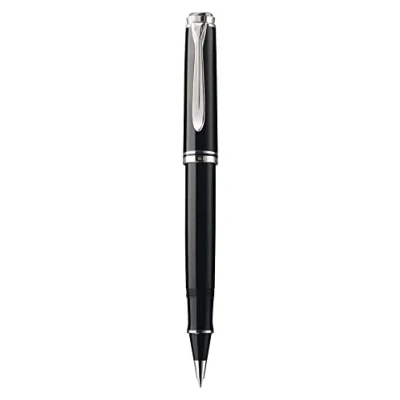 Abbildung von Pelikan Tintenroller Souverän 805, Schwarz, hochwertiger Roller im Geschenk Etui, 926667