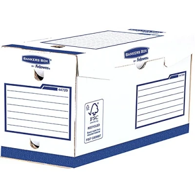 Abbildung von Bankers Box Archivbox Heavy Duty BxHxT 19,4x24,4x33cm blau/weiß VE=20