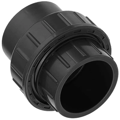 Abbildung von MegaHaustechnik Verschraubung für Rohr Aussendurchmesser 40mm Klebe Fitting PVC U PE Kunststoff
