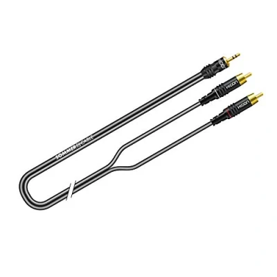 Abbildung von Sommer Cable 1m 3,5mm Miniklinke zu Cinchkabel Stereo Splitkabel RCA SC Onyx 2025 ON2A 0100 SW