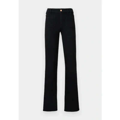 Abbildung von Wrangler Flare Stoffhose, Damen, Größe: 26x34, Retro black