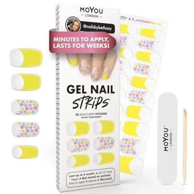 Abbildung von MOYOU LONDON Halbgehärtete UV Gel Strips 20 Stück Nagelfolien Härtend für Maniküre in Salonqualität NailsbyBethany 03