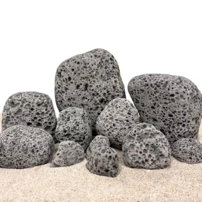 Abbildung von Aquaone Aquarium Natursteine Zen Pebbles Steine 1 Stück Gr.L 9 12cm Nr.57