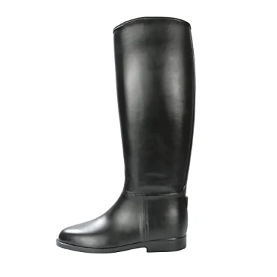 Abbildung von Pfiff 101878 Kunstleder Reitstiefel Cardiff, klassisch, elegant, Innenfutter, schwarz, 41, W