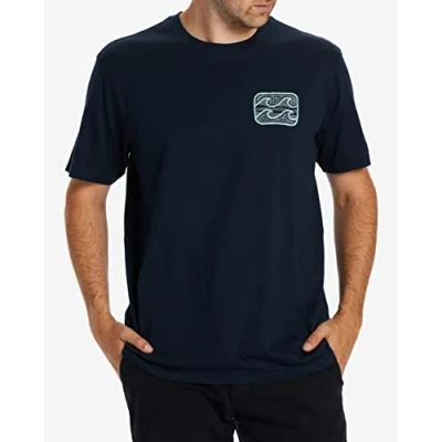 Abbildung von Billabong Crayon WAVE Tshirt print, Herren, Größe: XS, Nvy
