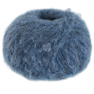 Abbildung von LANA GROSSA Natural Alpaca Lungo 0007 petrolblau Häkelwolle, 190 m