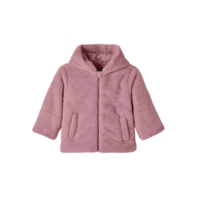 Abbildung von NAME IT Mädchen NKFMILA Faux FUR Jacket W Hood PB Kurzjacke, Rosa, 146