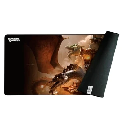 Abbildung von Konix Dungeons &amp; Dragons Gaming Mauspad XXL 90 x 46 cm rutschfeste Basis Motiv Der Aufstieg von Tiamat