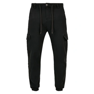 Abbildung von Urban Classics Knitted Cargo Jogging Pants Cargohose, Herren, Größe: 30, Black