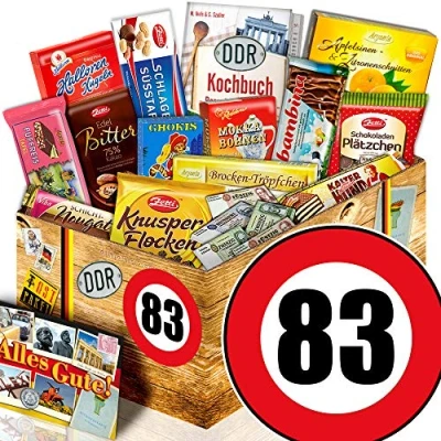 Abbildung von Geschenkidee zum 83. / Geschenke 83 Geburtstag Mann/DDR Box Schoko