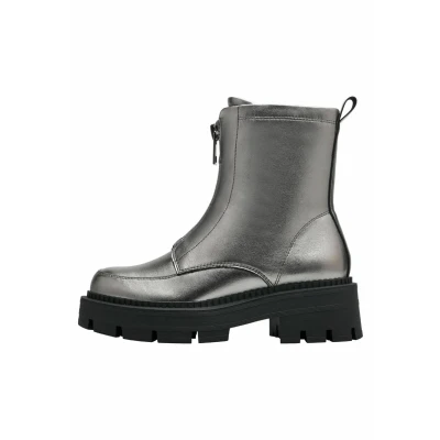 Abbildung von Tamaris Plateaustiefelette, Damen, Größe: 38, Pewter Schuhe