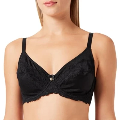Abbildung von Dagi Women&#039;s Black Underwire Fixed Strap Bra, Black,85C