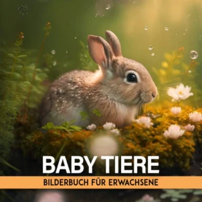 Abbildung von Baby Tiere Bilderbuch Für Erwachsene: Erwachsene Mit Demenz Und Alzheimer patienten Leichtes Entspannendes Gedächtnisbuch Senioren Mentale Stimulation Ältere Menschen