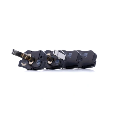Abbildung von FEBI BILSTEIN 116308 Bremsbelagsatz Hinterachse mit akustischer Verschleißwarnung Anti Quietsch Blech, Kolbenclip HONDA: CR V 2