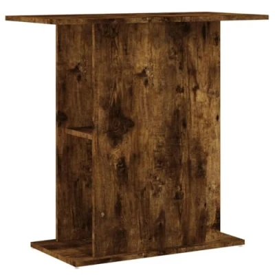 Abbildung von vidaXL Aquariumständer, Aquarium Unterschrank mit viel Stauraum, Tisch Stabiler Oberplatte, Aquariumschrank Halter, Räuchereiche Holzwerkstoff