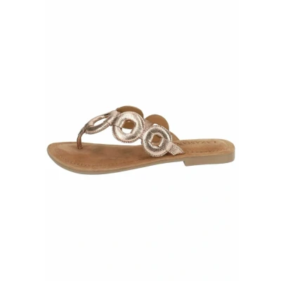 Abbildung von Lazamani Zehensteg Zehentrenner, Damen, Größe: 36, Peach Schuhe