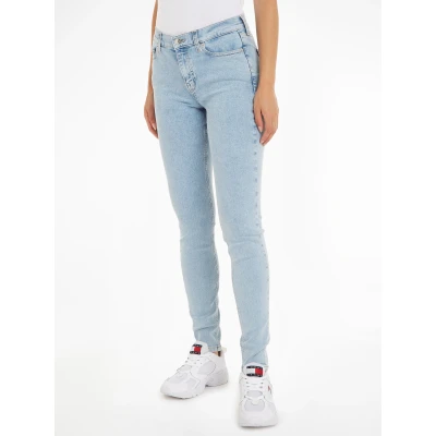 Abbildung von Tommy Jeans NORA Skinny Fit, Damen, Größe: 26x28, Denim light