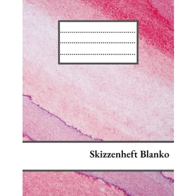 Abbildung von Skizzenheft Blanko: Kladde A4 blanko Skizzenbuch mit 110+ Seiten zum Zeichnen, Malen und Skizzieren Ideal als Tagebuch, Skizzenbuch, Sketchbook, Zeichenbuch