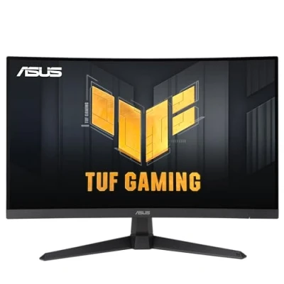 Abbildung von ASUS TUF Gaming VG27VQM1B J, 27 Zoll Full HD Curved Monitor, 280 Hz, 1ms GtG, FreeSync, AdaptiveSync, 10 bit, Fast VA Panel, 16:9, 1920x1080, DisplayPort, HDMI, Speaker