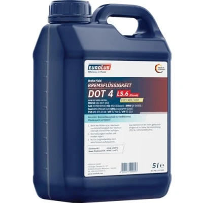Abbildung von EUROLUB Bremsflüssigkeit DOT4 LS.6 (Class6), 5 Liter