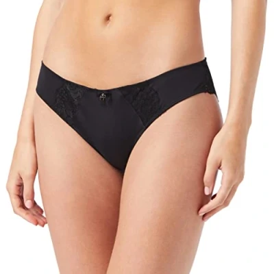 Abbildung von Pretty Polly Damen Imogen Taillenslip, Schwarz (Blk Black), Large