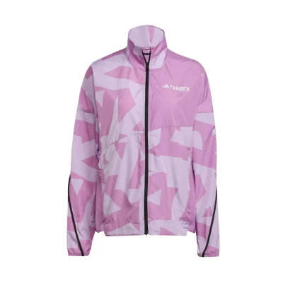 Abbildung von adidas Sportswear Multi Printed Übergangsjacke Preloved purple powder plum, Damen, Größe: XS, plum