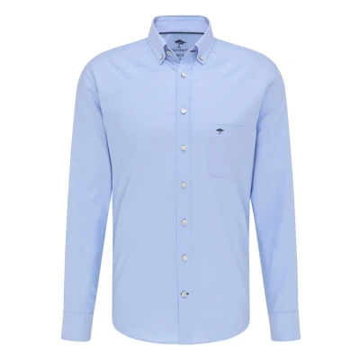 Abbildung von FYNCH HATTON Weiches Oxford Hemd aus Baumwolle Light Blue/XL