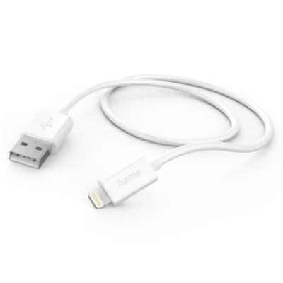 Abbildung von Hama USB Kabel Ladekabel, A Lightning, 1 m, Weiß