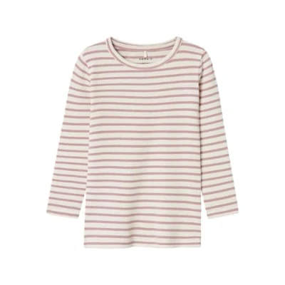 Abbildung von NAME IT Unisex Nmnbani Top Noos Langarmshirt, Deauville Mauve, 92 EU