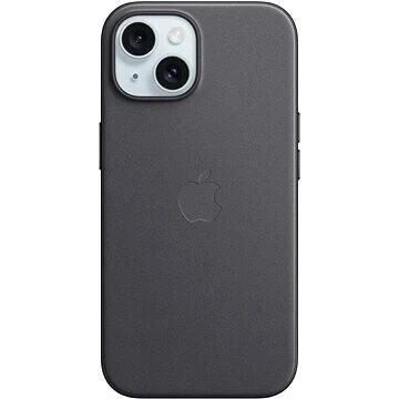 Abbildung von Apple MagSafe Textiel Back Cover Schwarz iPhone 15 Pro