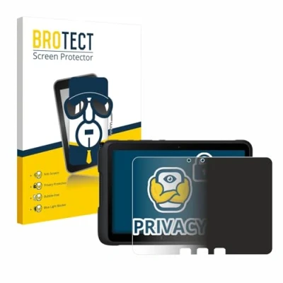 Abbildung von BROTECT Anti Spy Blickschutzfolie für Samsung Galaxy Tab Active 4 Pro (im Querformat) Privacy Screen Protector [Displayschutz, Sichtschutz]