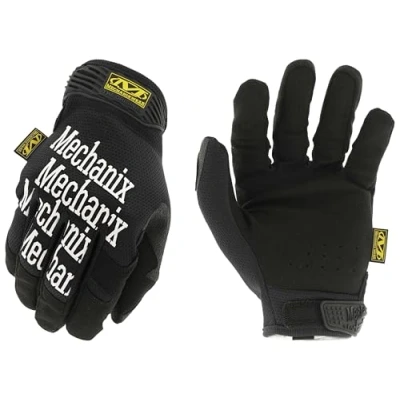Abbildung von Mechanix Wear: Original Arbeitshandschuh mit sicherer Passform, Kunstleder Performance Handschuhe für den Mehrzweckeinsatz, langlebige, Touchscreen fähige Sicherheitshandschuhe (Schwarz, Medium)