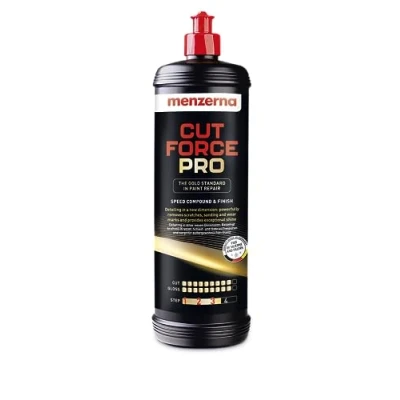 Abbildung von Menzerna Cut Force Pro Auto Politur 1000ml 3in1 All in One Autopolitur zum Kratzer entfernen Profi Step Polierpaste Schleifpaste für alle Lackarten Poliermittel zur Lackpolitur
