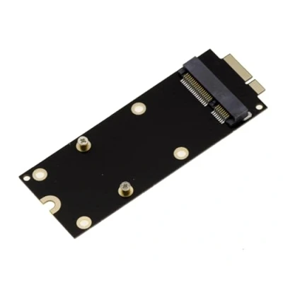 Abbildung von KALEA INFORMATIQUE Adapter, um eine mSATA SSD auf einem Mac Pro Retina Jahr 2012 zu montieren A1425 A1398 MC975 MC976 ME662 ME664 ME665