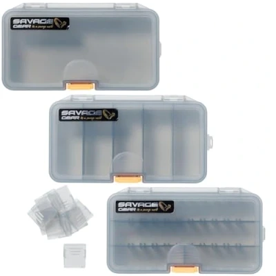 Abbildung von Savage Gear Lurebox Smoke Combi Kit M (3 Stück) Tacklebox