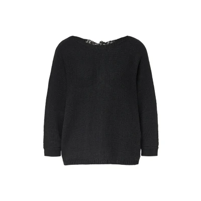 Abbildung von comma Strickpullover, Damen, Größe: 34, Schwarz