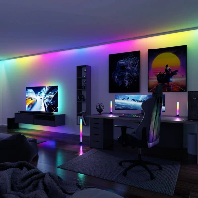 Abbildung von Paulmann LED Streifen EntertainLED Lightbar Dynamic Rainbow RGB 30x30mm 2x0,6W 2x24lm, 2 flammig
