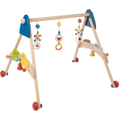 Abbildung von Game Carpets and Goki Brand Gyms. Baby Gym Train Coach Model