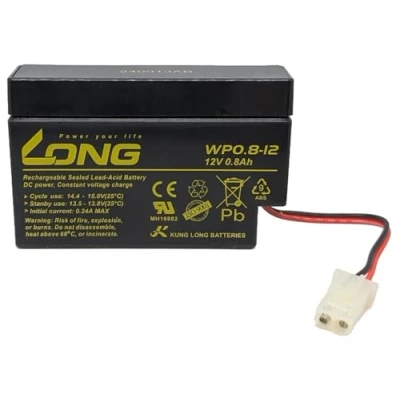 Abbildung von Akku kompatibel FIAMM FG20086 12V 0,8Ah AMP AGM Blei Accu Batterie wartungsfrei
