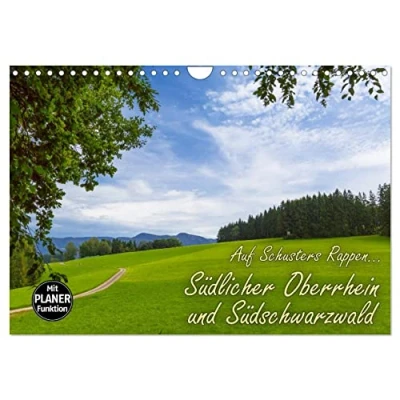 Abbildung von Auf Schusters Rappen... Südlicher Oberrhein und Südschwarzwald (Wandkalender 2025 DIN A4 quer), CALVENDO Monatskalender