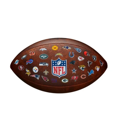 Abbildung von Damen/Herren American Football Ball NFL 32 Teams offizielle Grösse braun
