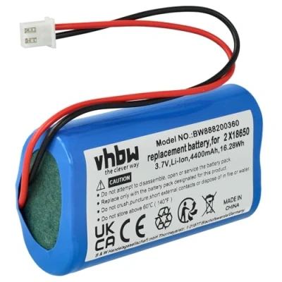 Abbildung von vhbw Akku Ersatz für Zafferano BAT04703706701900 Tischlampe, Nachttischlampe (4400mAh, 3,7V, Li Ion)