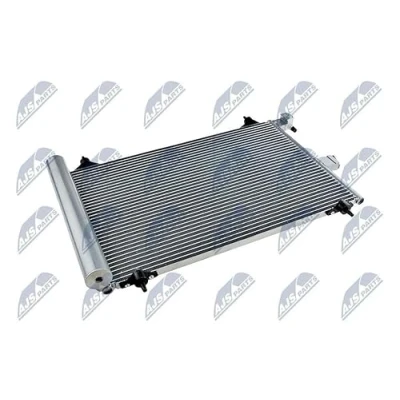 Abbildung von NTY CCS CT 008 Klimakondensator mit Trockner Aluminium 560mm CITROËN: Xsara Picasso, Berlingo / First I, PEUGEOT: Partner I Combispace