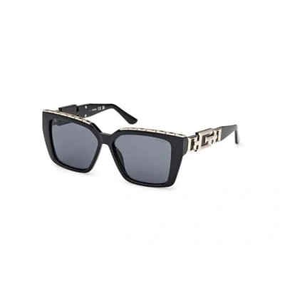 Abbildung von GUESS Unisex GU7915 Sonnenbrille, Shiny Black, 55