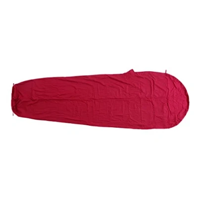 Abbildung von Basic Nature Baumwollinlett, Mumienform Inlett, Bordeaux, One Size